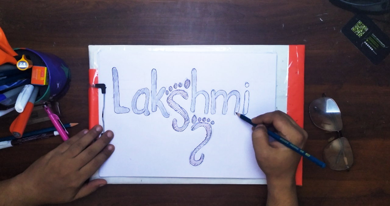 Lakshmi - Indian Name Logo